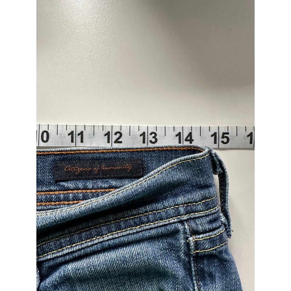 Citizens of Humanity Sz 27 Ava #182 Low Rise Straight Stretch Actual 28x28.5 - Picture 12 of 16